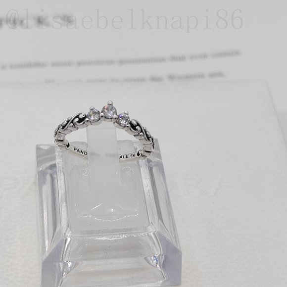 Pandora Silver Ring with Clear Stones - Picture 8 of 8